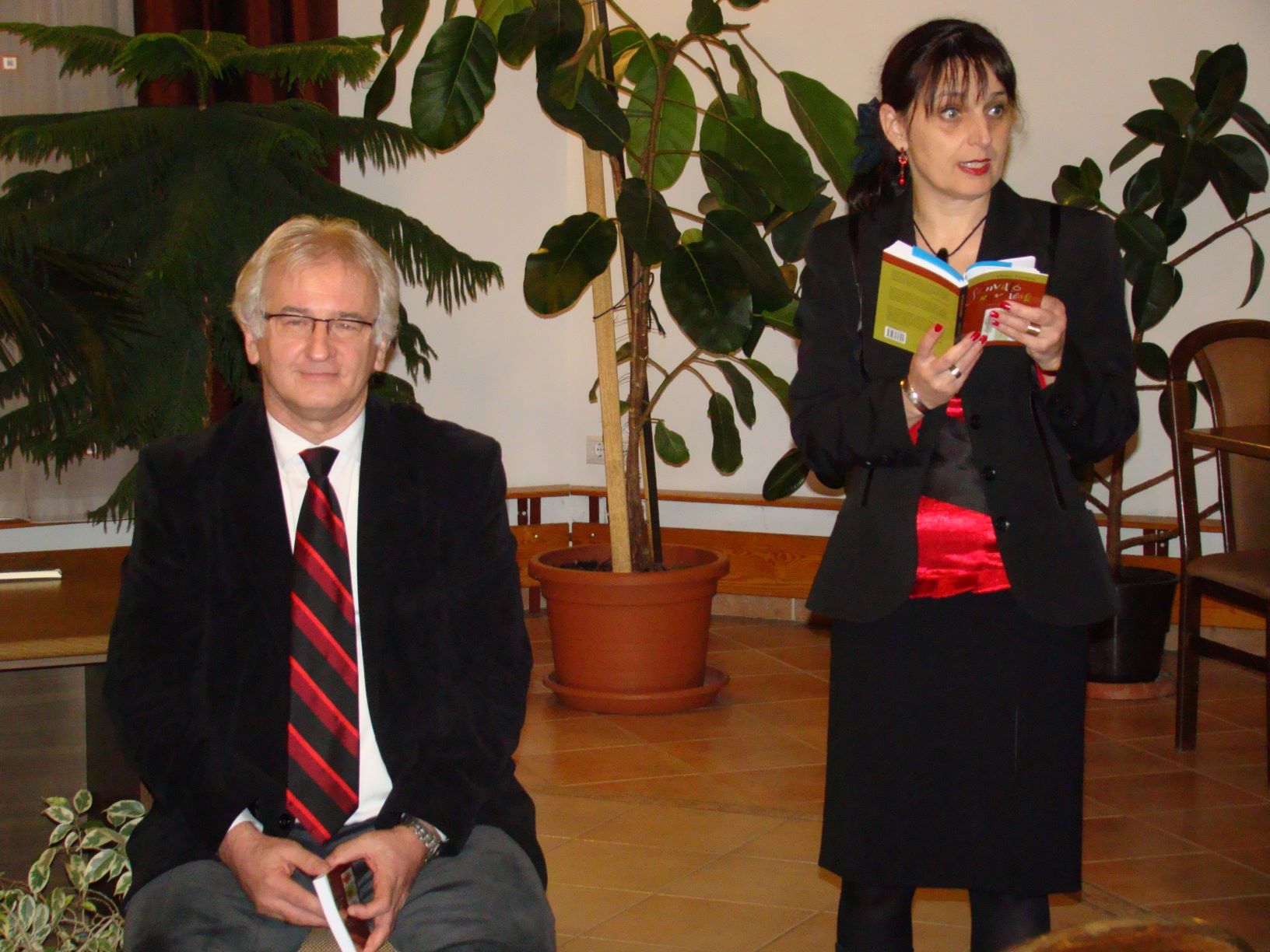 2014.01.17. Író-olvasó találkozó Sében