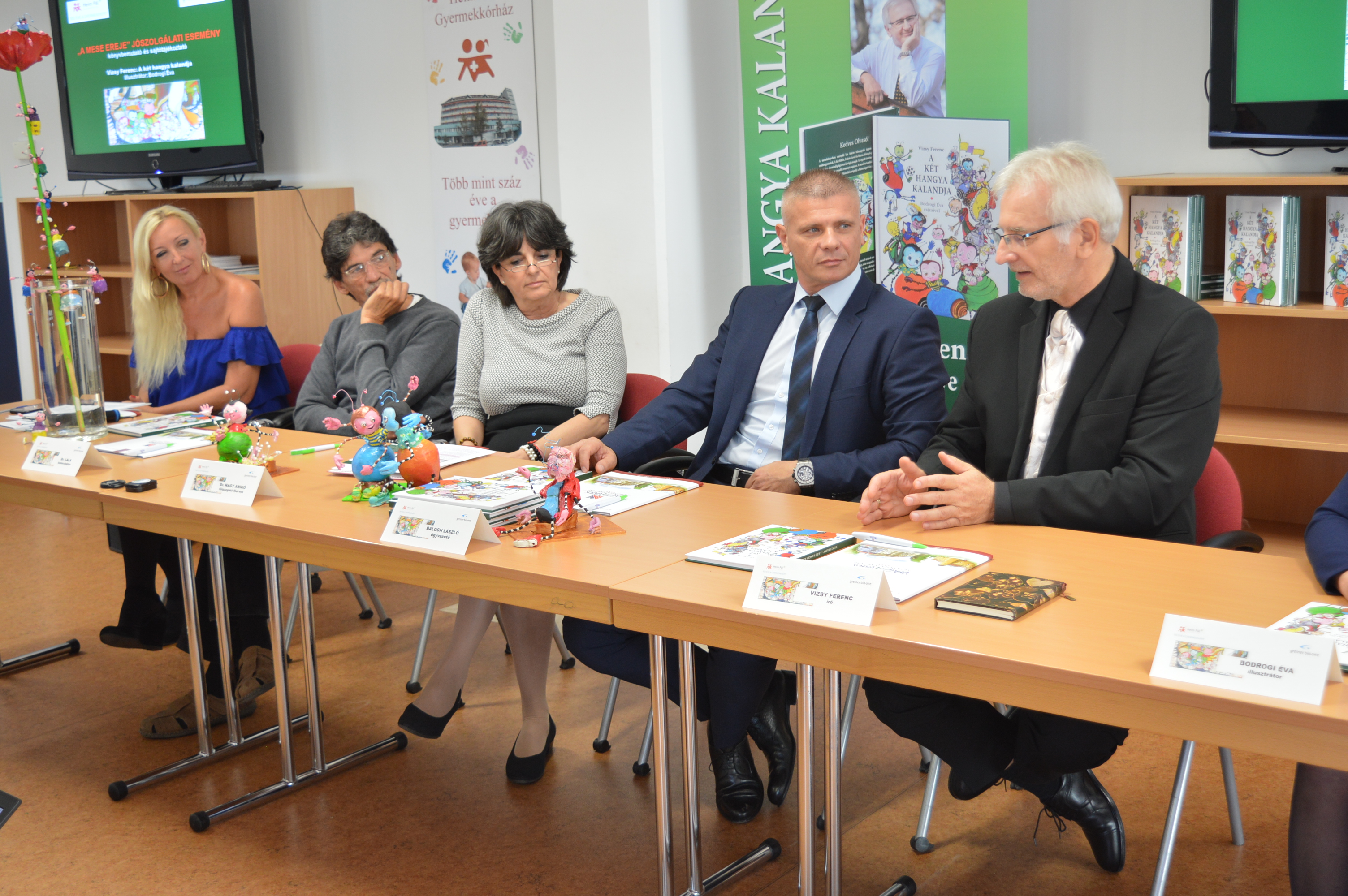 2017.09.28. Gyógyító mesekönyvem sajtóbemutatója a Heim Pál Gyermekkórházban